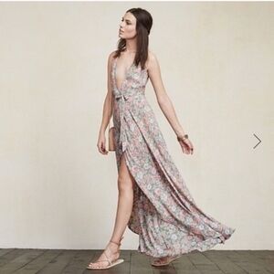 Reformation Malla Teheran Wrap Dress